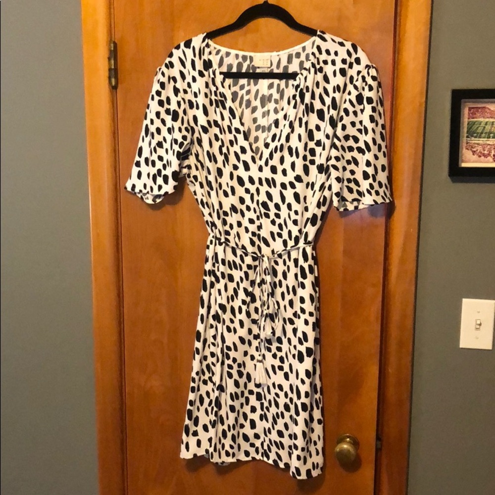 A New Day White & Black Dress